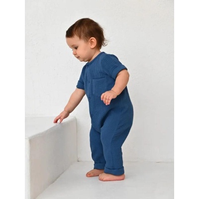 Песочник из муслина Carrot 10002201 синий 05