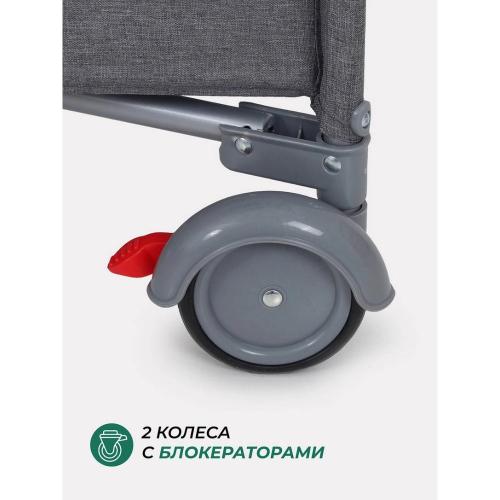 Манеж детский MOWBaby Play Plus RP102 grey фото 8