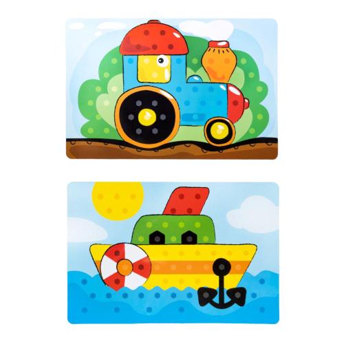 Мозаика для малышей Baby Toys Трактор 107 элементов Десятое Королевство 03579 фото 8