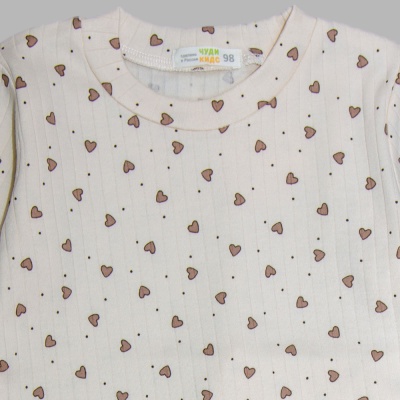 Пижама Сердца Чуди Кидс 448125К-4 бежевый 02