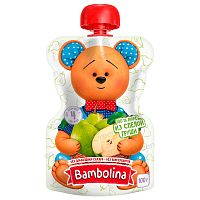 Пюре Груша 100 г с 4 месяцев Bambolina