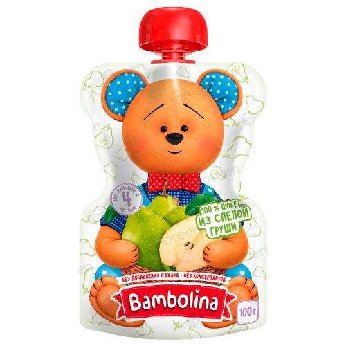 Пюре Груша 100 г с 4 месяцев Bambolina