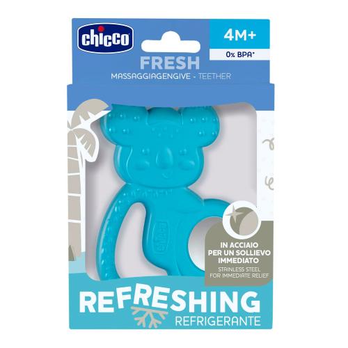 Игрушка с зубным кольцом Fresh Koala Chicco 00028150200000 голубая фото 4