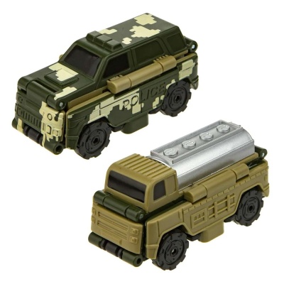 Машина Transcar Double Броневик - Бензовоз 1toy Т20711 1