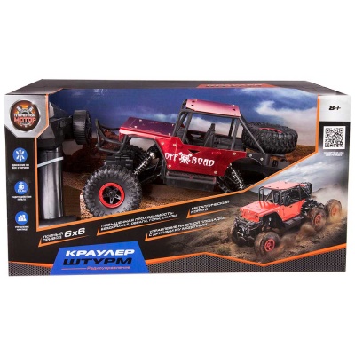 Машинка на радиоуправлении Краулер Штурм Пламенный мотор 870303