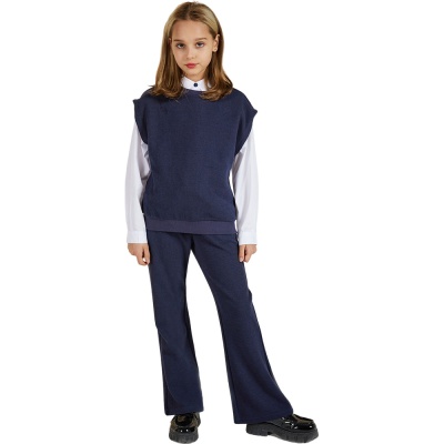 Жилет школьный Deloras 63786V синий 02