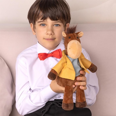 Мягкая игрушка Конь Брут 22 см Символ Года Maxitoys MT-250206-22 5