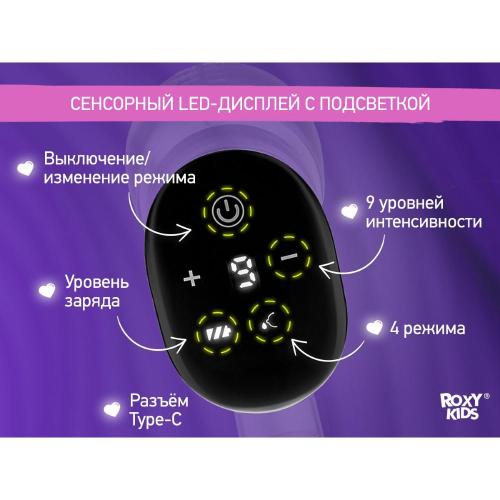 Молокоотсос электрический с бутылочкой Roxy Kids RBRP-201-B Бежевый фото 4