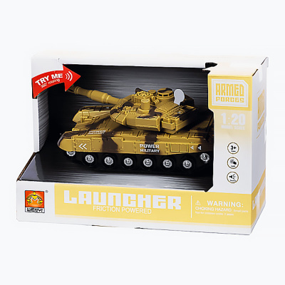 Модель инерционная Танк 20 см свет звук 1000582 3