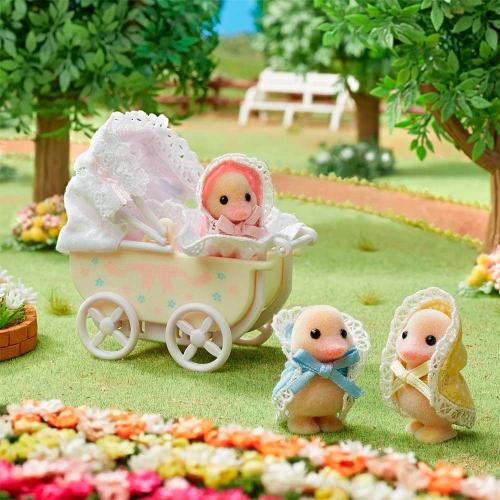Игровой набор Sylvanian Families Утята в коляске Epoch 5601 фото 3