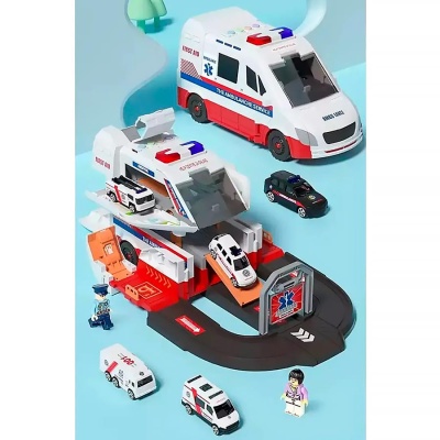 Парковка Скорая помощь инерционная SJ681B-1 3