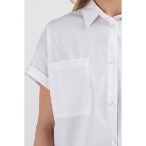Блузка школьная Malini BL336.1TL белый фото 2