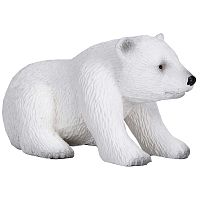 Фигурка Белый медвежонок (сидящий) Konik AMW2032