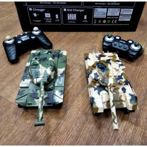 Радиоуправляемый танковый бой масштаб 1:32 Shenzhen Toys HB-DZ03 фото 3