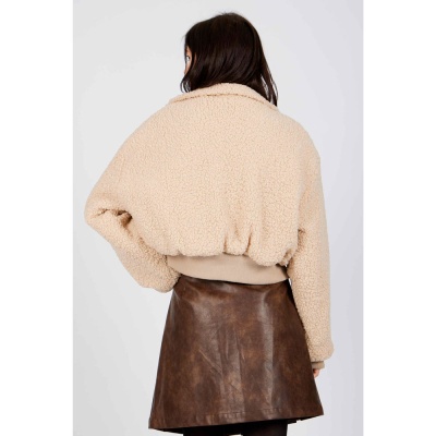 Куртка для девочки Miasin G-JCK24665 бежевая 3