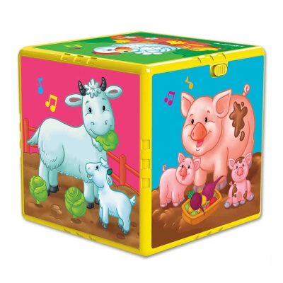 Игрушка Говорящий кубик В гостях на ферме Азбукварик