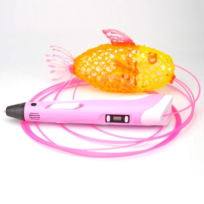 3D ручка Spider Pen Lite с дисплеем Наша игрушка 6400P розовая 2