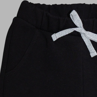 Брюки Дабл с лампасами Чуди Кидс 427125Ц2-1 чёрный 02