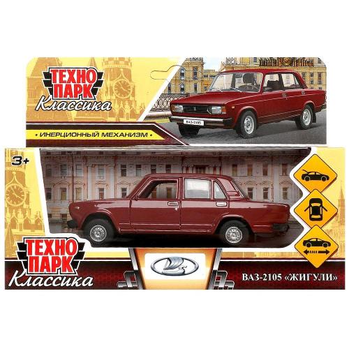 Машинка металлическая ВАЗ-2105 Жигули Технопарк 2105-12-RM фото 13