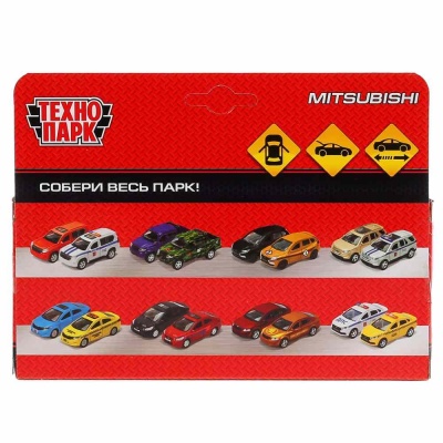 Коллекционная машинка Mitsubishi Pajero Sport Полиция Технопарк PAJEROS-12POL-WH 04