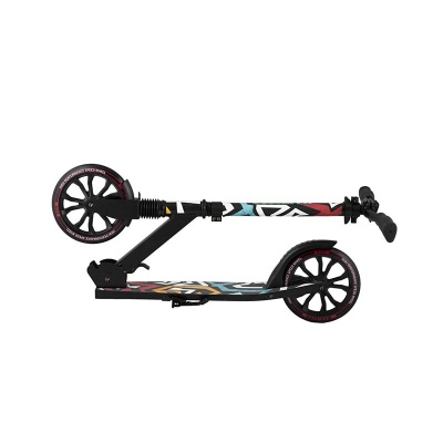 Самокат двухколесный складной A1-205 Maxiscoo MSC-A205-1GR граффити 03