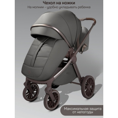 Коляска 2 в 1 Amarobaby Motus Premium Ecco Exclusive серый 05