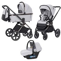 Коляска 3 в 1 Carrello Ultimo CRL-6521 Arctic Grey Chrome