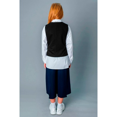 Жилет школьный для девочки Deloras V64361 черный 4