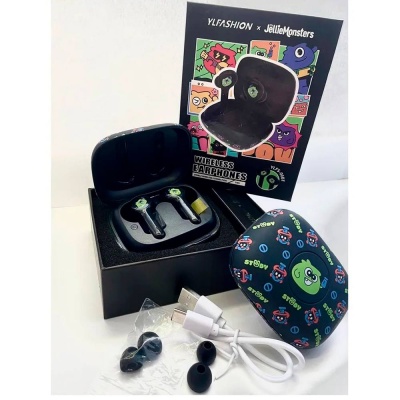 Беспроводные наушники с сенсорным управлением YLFS-06BT черные 4