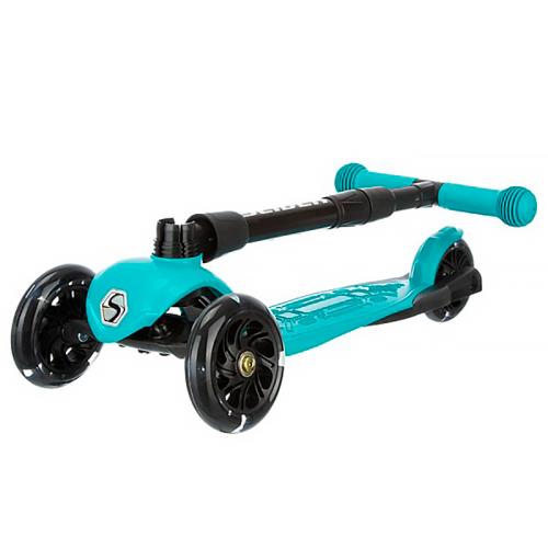 Самокат трехколесный складной светящиеся колеса Slider Stile1G фото 3