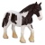 Фигурка Лошадь Клейдесдаль черно белая Konik AMF1132 Фигурка Лошадь Клейдесдаль черно белая Konik AMF1132