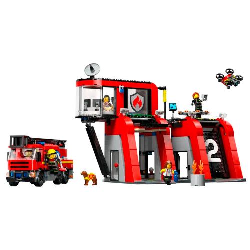 Конструктор Lego City 60414 Пожарная часть с пожарной машиной