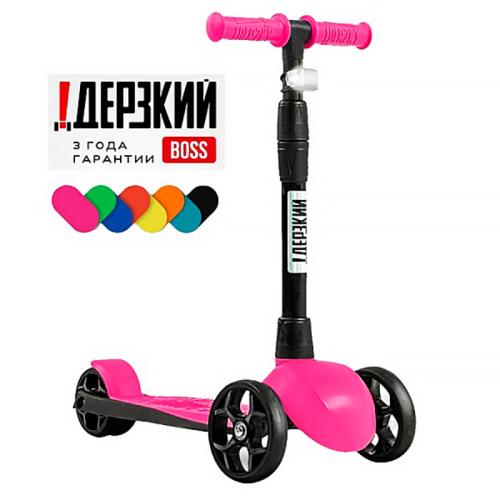 Самокат четырехколесный Boss Original Slider Bo-Ori-059 розовый фото 4