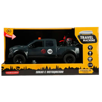 Игрушечная Машинка Пикап с мотоциклом Veld Co 133962 5