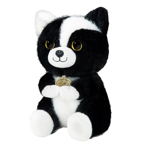 Мягкая Игрушка Собачка Черная 28 см MaxiToys 022505-28