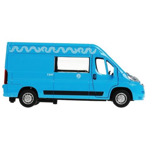 Машинка металлическая  Citroen Jumper Метрополитен Технопарк JUMPER-14MOS-BU фото 4