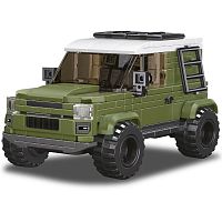 Конструктор Городские автомобили Зелёный внедорожник Mioshi Tech MTE0709-072