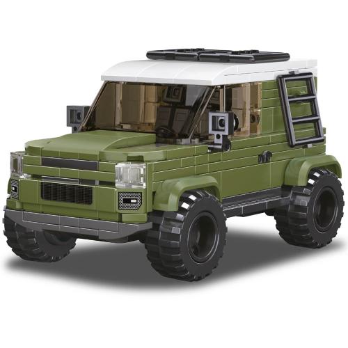 Конструктор Городские автомобили Зелёный внедорожник Mioshi Tech MTE0709-072