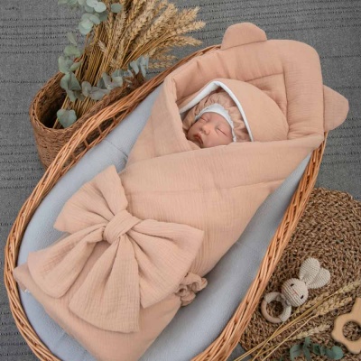 Комплект на выписку 4 предмета Муслин лето KiDi 4.219(Мс)-76/62 песочный 3 Комплект на выписку 4 предмета Муслин лето KiDi 4.219(Мс)-76/62 песочный 3