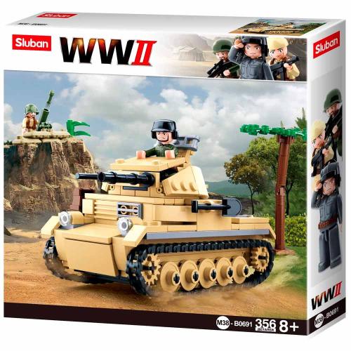 Конструктор Танк Panzer 356 деталей Sluban M38-B0691 фото 4