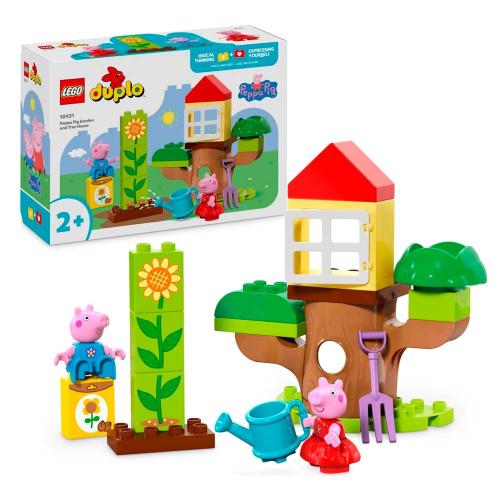 Конструктор Lego Duplo 10431 Свинка Пеппа Сад и домик на дереве фото 4