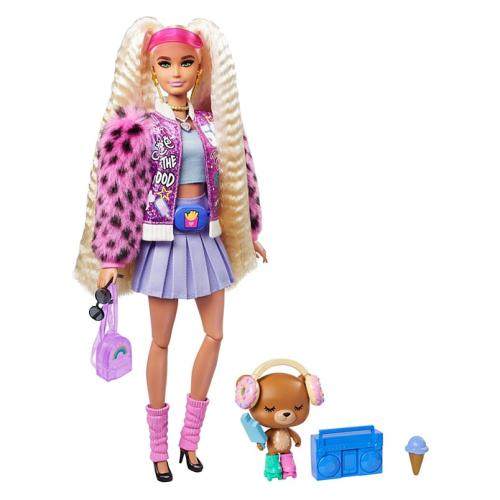 Кукла Barbie Экстра Блондинка с хвостиками Mattel GYJ77