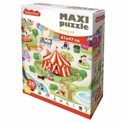 Пазлы MAXI Baby Toys В парке 20 эл Десятое Королевство 04812 1 Пазлы MAXI Baby Toys В парке 20 эл Десятое Королевство 04812 1