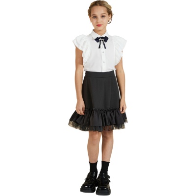 Блузка школьная Deloras 63994CS белая 04