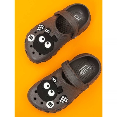 Сабо для девочки и мальчика Baden KPD006-012 серые 2