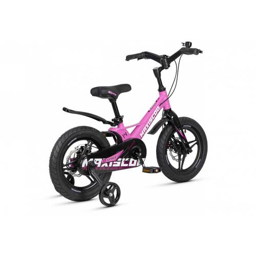 Велосипед детский Maxiscoo Space Deluxe Plus 14 MSC-S1442D розовый матовый фото 4