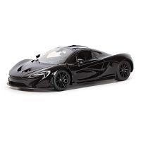 Машина металлическая McLaren P1 1:24 двери капот открываются Rastar 56700В черная