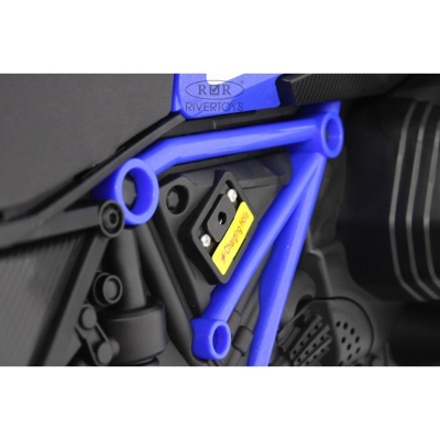 Детский электромотоцикл RiverToys М009БХ синий