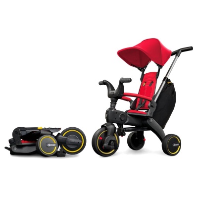 Детский складной трёхколёсный велосипед Doona Liki Trike S3 Flame Red 03