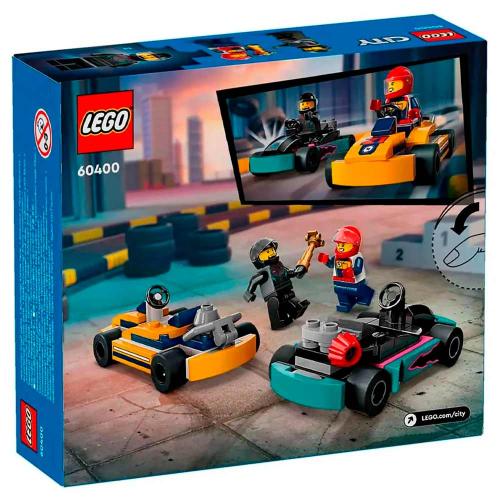 Конструктор Lego City Картинги и гонщики 99 деталей Lego 60400 фото 2